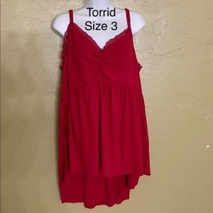 Sweetheart Torrid top size 3